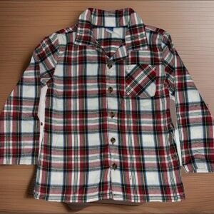 Old Navy Kids‎ Plaid Button Down Shirt - Red, Blue, White